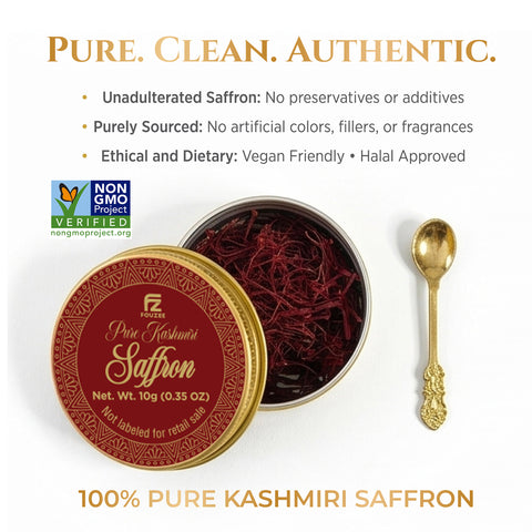 FOUZEE Pure Kashmiri Saffron Threads