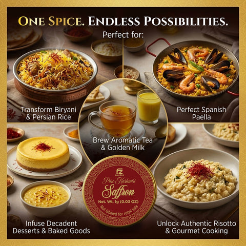 FOUZEE Pure Kashmiri Saffron Threads
