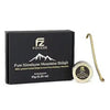 FOUZEE Pure Himalayan Mountains Shilajit - Authentic Hard Consistency, Natural Source of Fulvic Acid, Over 85 Trace Minerals, Includes Stainless Steel Spoon (10 Grams)