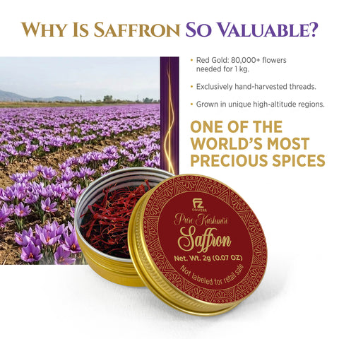 FOUZEE Pure Kashmiri Saffron Threads