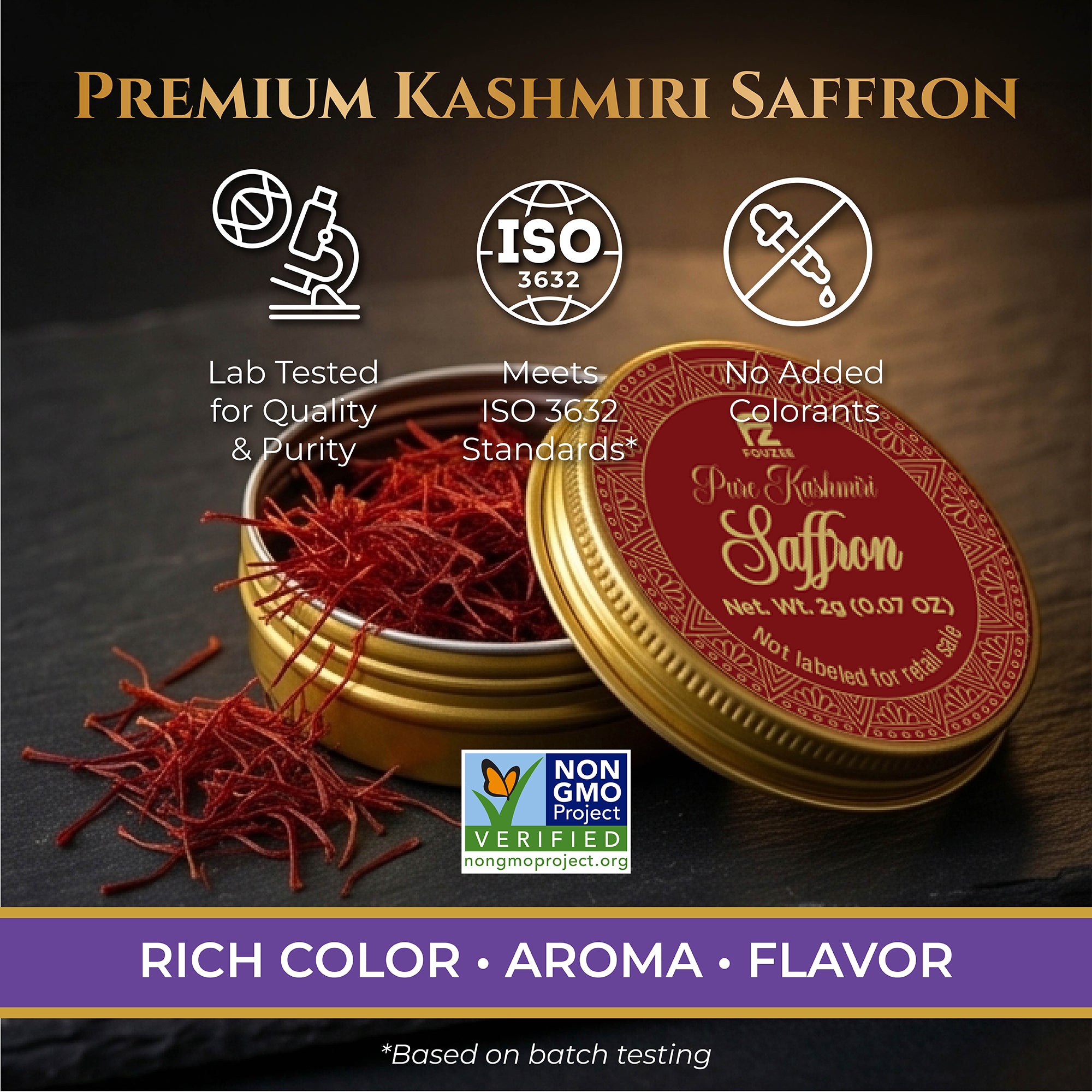 FOUZEE Pure Kashmiri Saffron Threads