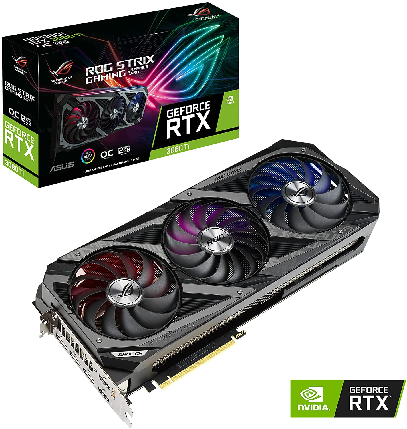 ASUS ROG Strix NVIDIA GeForce RTX 3070 Graphics Card ASUS ROG Strix NVIDIA GeForce RTX 3070 Graphics Card
