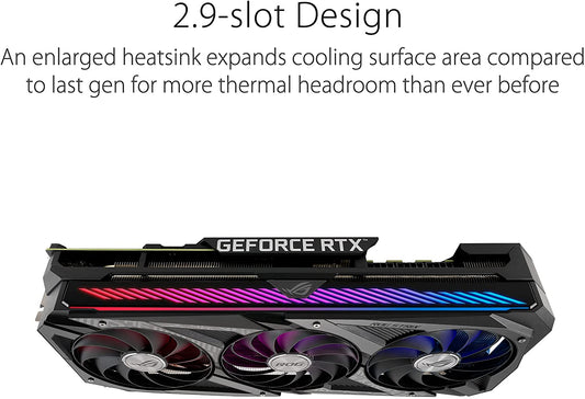 ASUS ROG Strix NVIDIA GeForce RTX 2.9 slots design Gaming Card